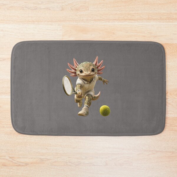 Item preview, Axolotl Loves Tennis – Cute Sport Animal Design designed and sold by MonsoonInkX.