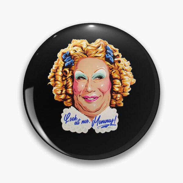 Item preview, Personaje escénico de drag queen colorido designed and sold by stillstalking.
