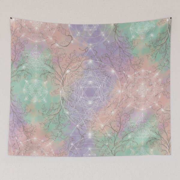 Item preview, Dreamy Pastel Floral Abstract Watercolor Art designed and sold by IntelliMindDesigns.