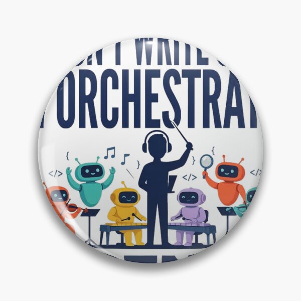 Item preview, I Don’t Write Code I Orchestrate Agents designed and sold by Bianca Oltean.