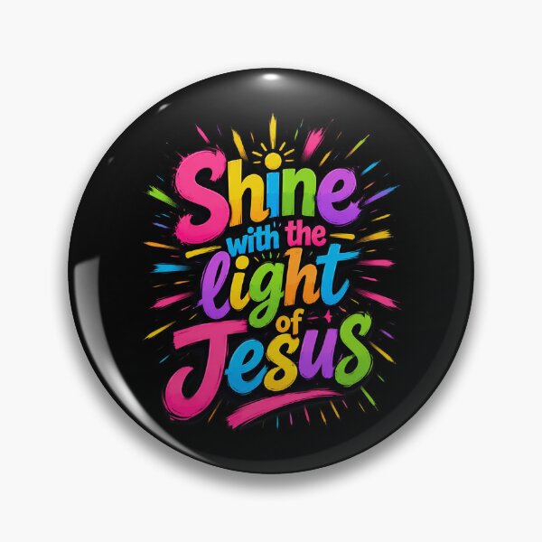 Item preview, Shine with The Light of Jesus - Proud Christian Faith Quote designed and sold by OlakunleOloroz.