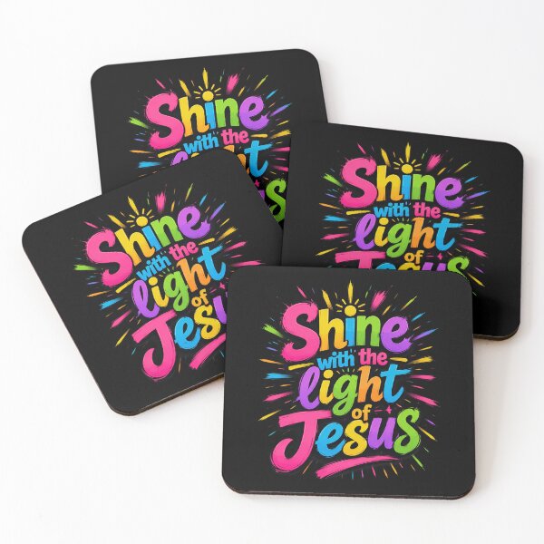 Item preview, Shine with The Light of Jesus - Proud Christian Faith Quote designed and sold by OlakunleOloroz.