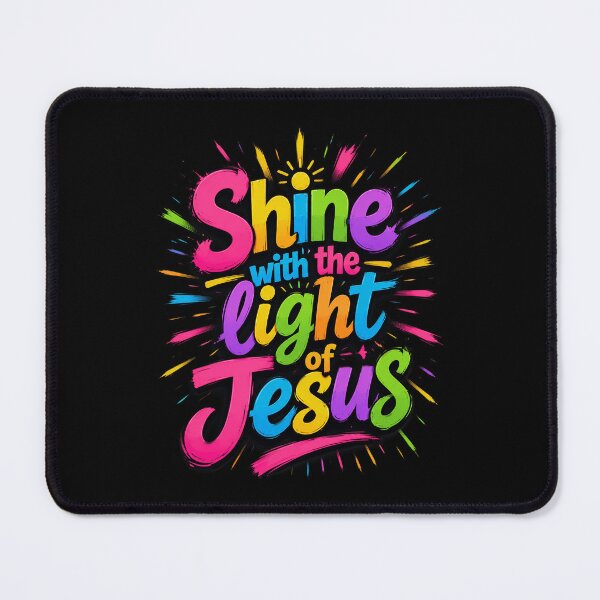 Item preview, Shine with The Light of Jesus - Proud Christian Faith Quote designed and sold by OlakunleOloroz.