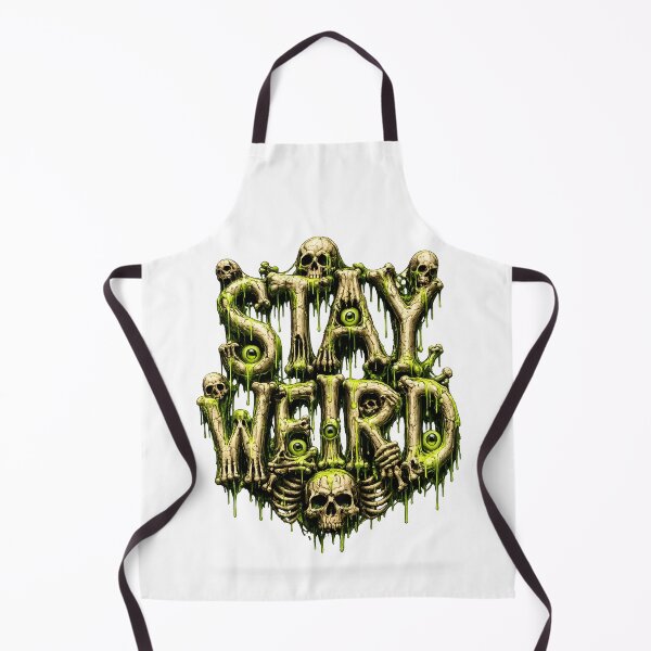 Item preview, Stay Weird – Creepy Eyeball Horror Typography designed and sold by GGAUL.