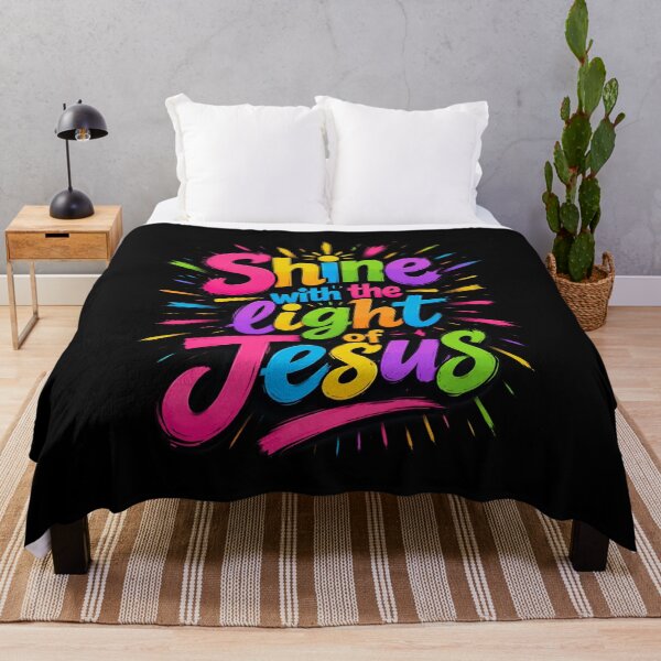 Item preview, Shine with The Light of Jesus - Proud Christian Faith Quote designed and sold by OlakunleOloroz.