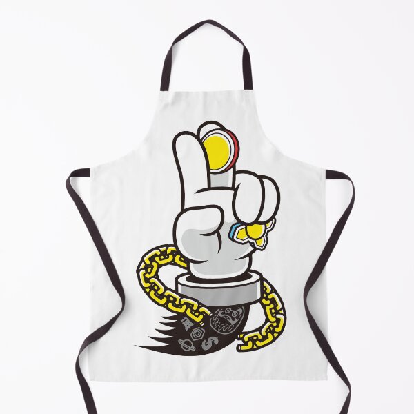 Item preview, Cartoon Victory Hand Holding Gold Coin designed and sold by Lexkon Liu's art.