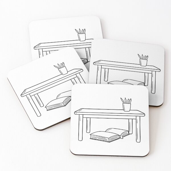 Item preview, Book Resting Under Desk designed and sold by rasagamastore.