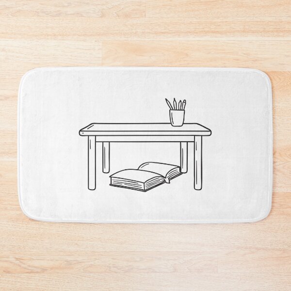 Item preview, Book Resting Under Desk designed and sold by rasagamastore.