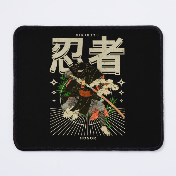 Item preview, Traditional Japanese Ninja Warrior Illustration with Bold Kanji designed and sold by kruuger.