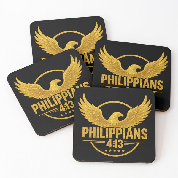 Item preview, Philippians 4:13 - Soaring on Eagle’s Wings - Christian Motivation by All43 designed and sold by All43.