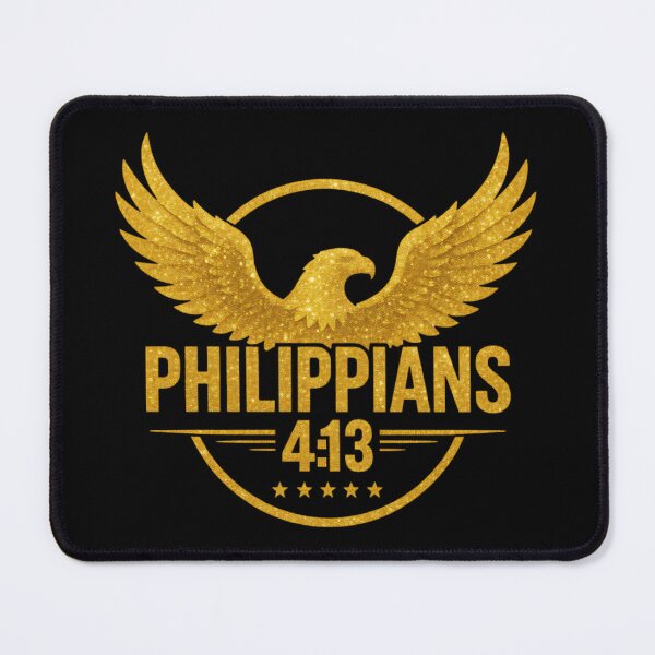 Item preview, Philippians 4:13 - Soaring on Eagle’s Wings - Christian Motivation by All43 designed and sold by All43.