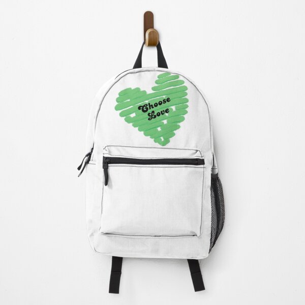 Item preview, Choose Love – Hand Painted Mint Green Heart Typography | Inspirational Minimalist Design designed and sold by VariusDesigns.