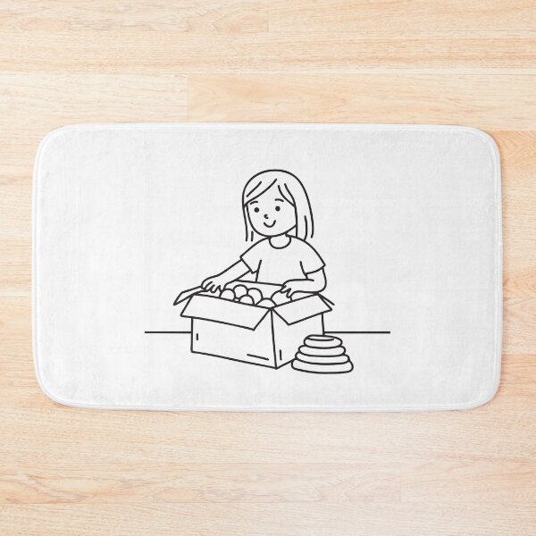Item preview, Child Opening Toy Box on Carpet designed and sold by rasagamastore.