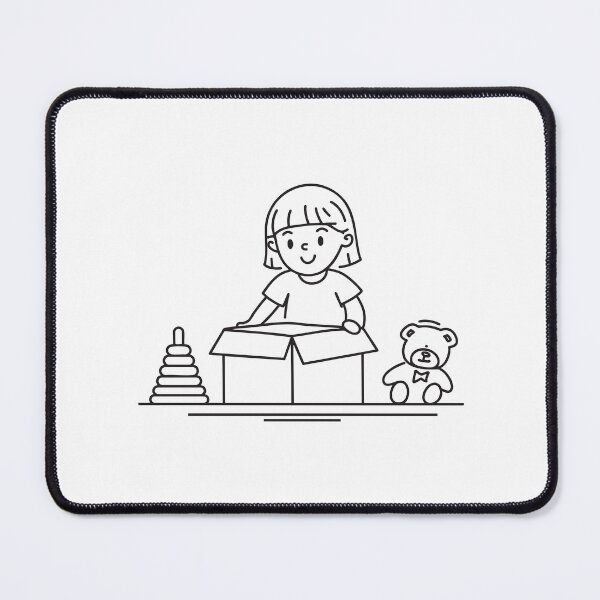 Item preview, Child Unboxing Toy While Seated designed and sold by rasagamastore.
