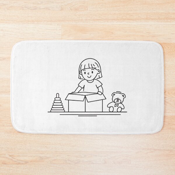 Item preview, Child Unboxing Toy While Seated designed and sold by rasagamastore.