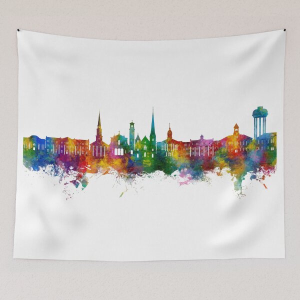 Item preview, Aiken South Carolina Skyline designed and sold by ArtPrints.