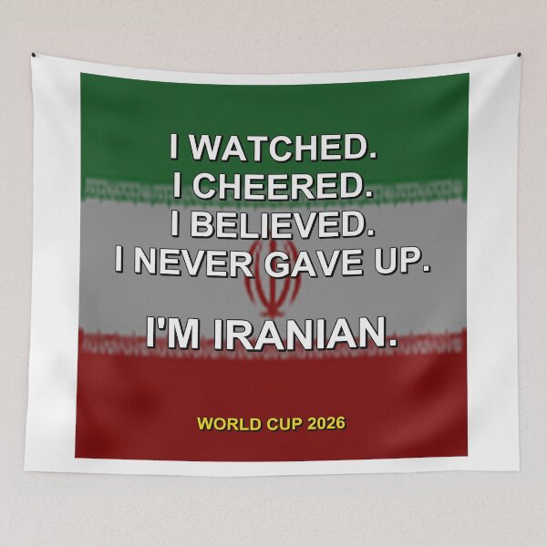 Item preview, I'm Iranian. World Cup 2026 National Fan Design designed and sold by ariksworld.