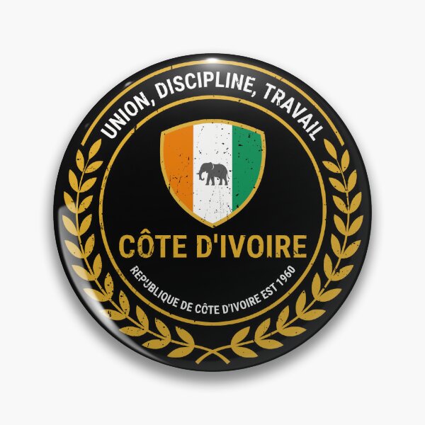 Item preview, Cote d'Ivoire Union Discipline Travail 1960 designed and sold by crouchingpixel.