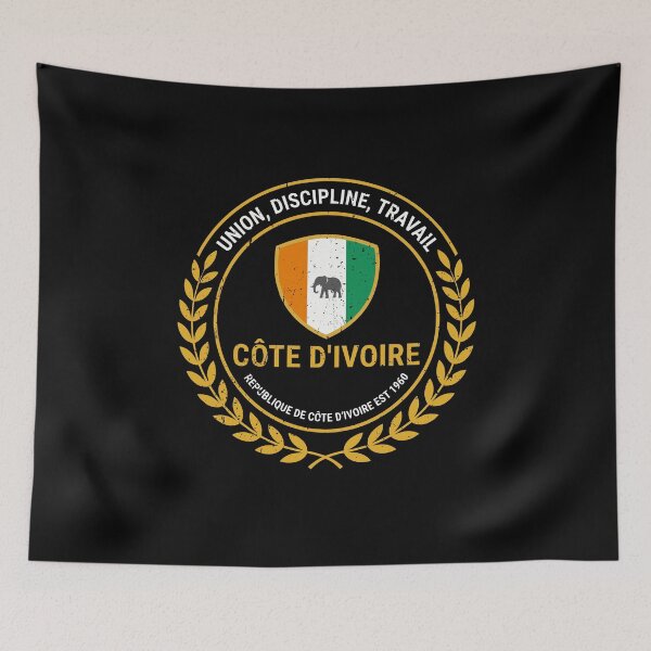 Item preview, Cote d'Ivoire Union Discipline Travail 1960 designed and sold by crouchingpixel.