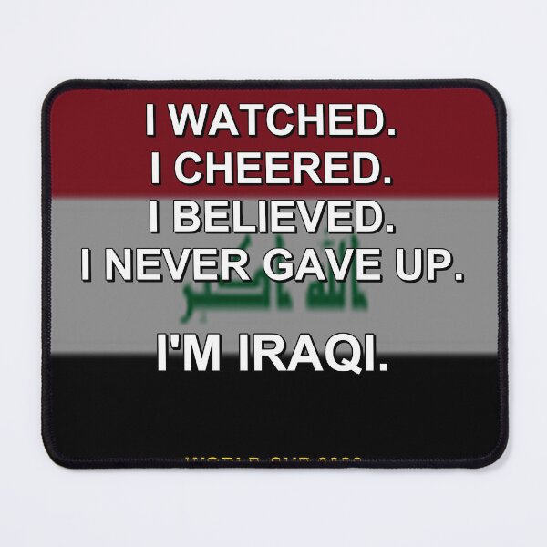 Item preview, I'm Iraqi. World Cup 2026 National Fan Design designed and sold by ariksworld.
