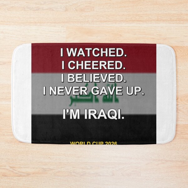 Item preview, I'm Iraqi. World Cup 2026 National Fan Design designed and sold by ariksworld.