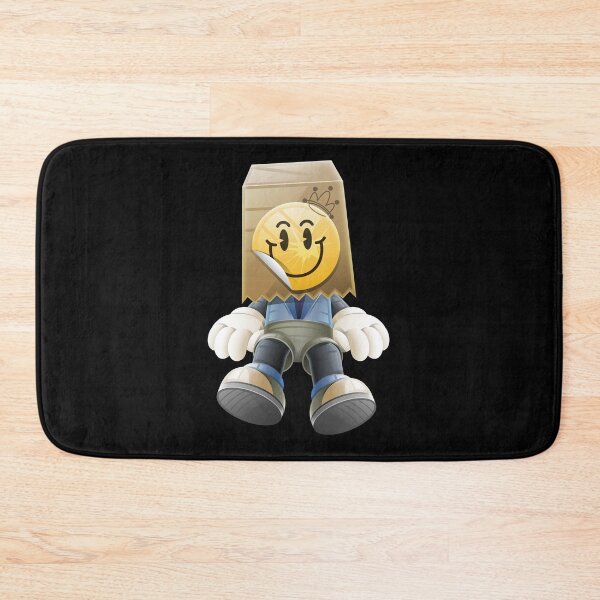 Item preview, Cartoon Paper Bag Head Smiley Character designed and sold by Lexkon Liu's art.