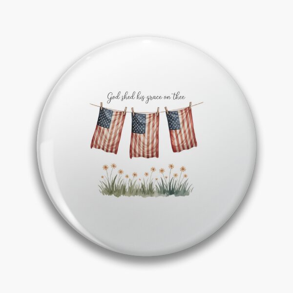 Item preview, God Shed His Grace On Thee Patriotic 4Th Of July designed and sold by SapfireStuArt.