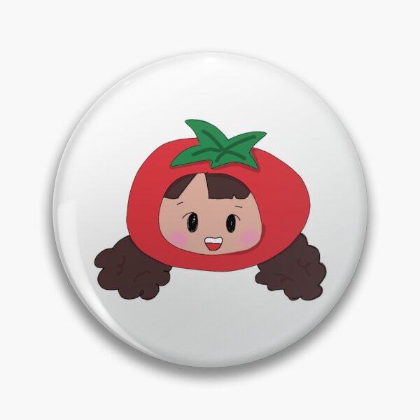 Item preview, Cute Chibi Girl Wearing Tomato Hat Art designed and sold by TinyToesPre.