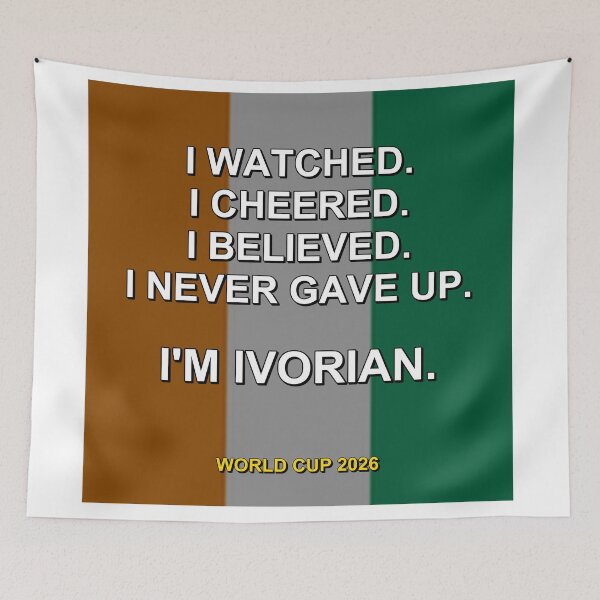 Item preview, I'm Ivorian. World Cup 2026 National Fan Design designed and sold by ariksworld.