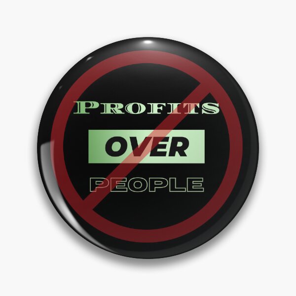 Item preview, NO Profits over People designed and sold by Unimotionwear.