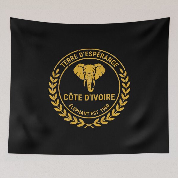 Item preview, Ivory Coast Terre d Esperance Elephant 1960 designed and sold by crouchingpixel.