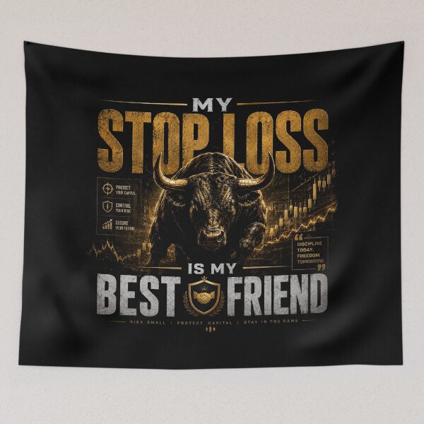 Item preview, My Stop Loss Is My Best Friend Trading Shirt designed and sold by PipForgeStudio .