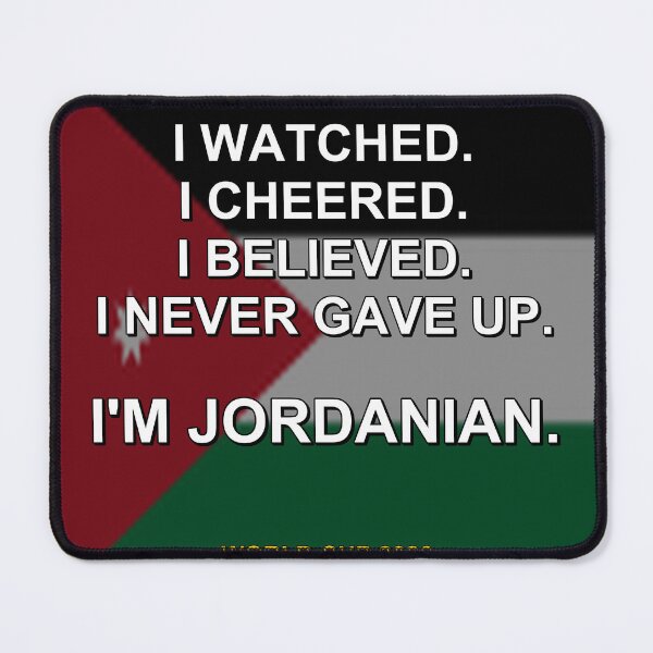 Item preview, I'm Jordanian. World Cup 2026 National Fan Design designed and sold by ariksworld.