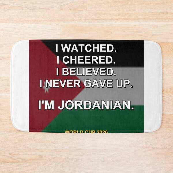 Item preview, I'm Jordanian. World Cup 2026 National Fan Design designed and sold by ariksworld.