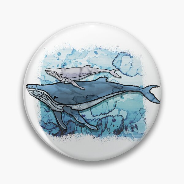 Item preview, Majestic Humpback Whale Family Migration designed and sold by Karin Taylor.