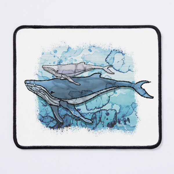 Item preview, Majestic Humpback Whale Family Migration designed and sold by Karin Taylor.