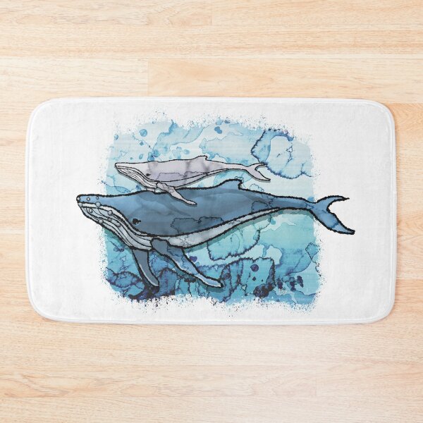 Item preview, Majestic Humpback Whale Family Migration designed and sold by Karin Taylor.