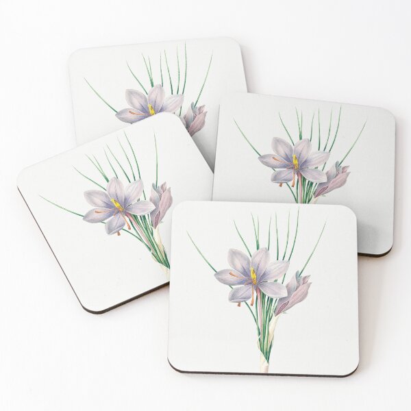 Item preview, Autumn Crocus Flowers Vintage Botanical Illustration designed and sold by TheRetroArtRoom.
