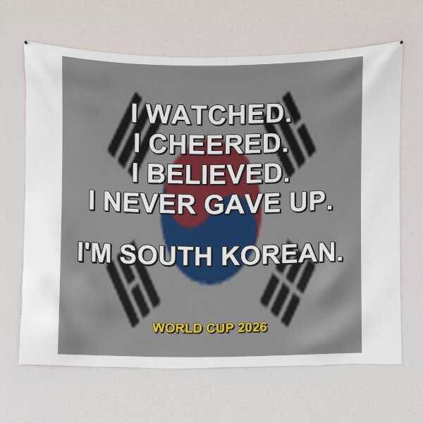 Item preview, I'm South Korean. World Cup 2026 National Fan Design designed and sold by ariksworld.