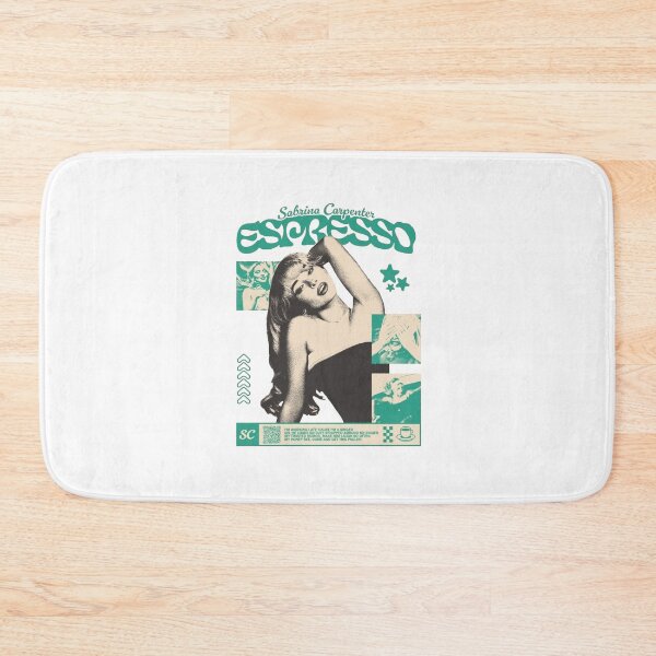 Item preview, Espresso Sabrina Carpenter Vintage Halftone Poster designed and sold by Lenschoolmann.