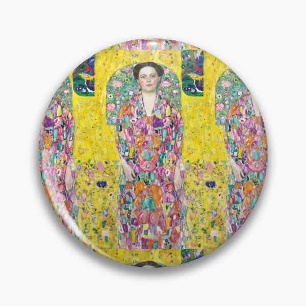 Item preview, Klimt Woman Portrait on Golden Yellow designed and sold by artofuniverse.
