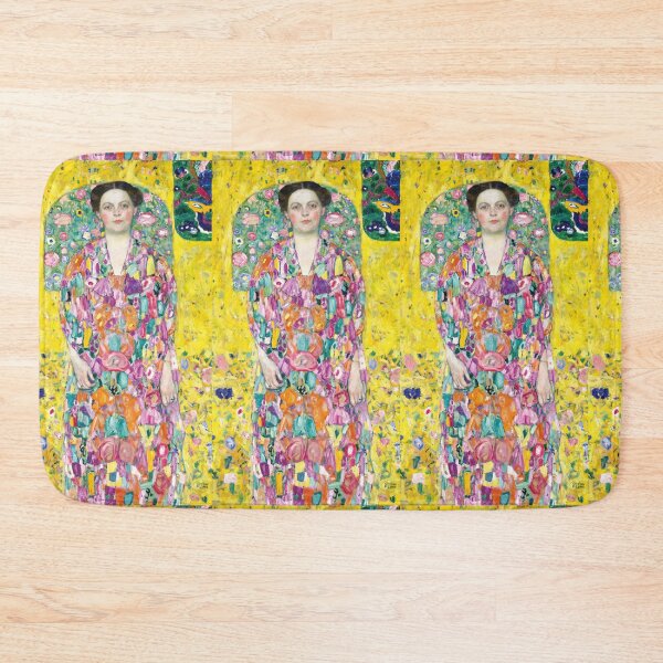 Item preview, Klimt Woman Portrait on Golden Yellow designed and sold by artofuniverse.
