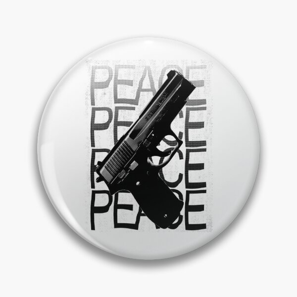 Item preview, Stealth Low-Contrast Black Semi-Automatic Pistol designed and sold by ali shope.