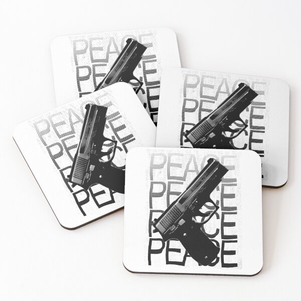 Item preview, Stealth Low-Contrast Black Semi-Automatic Pistol designed and sold by ali shope.