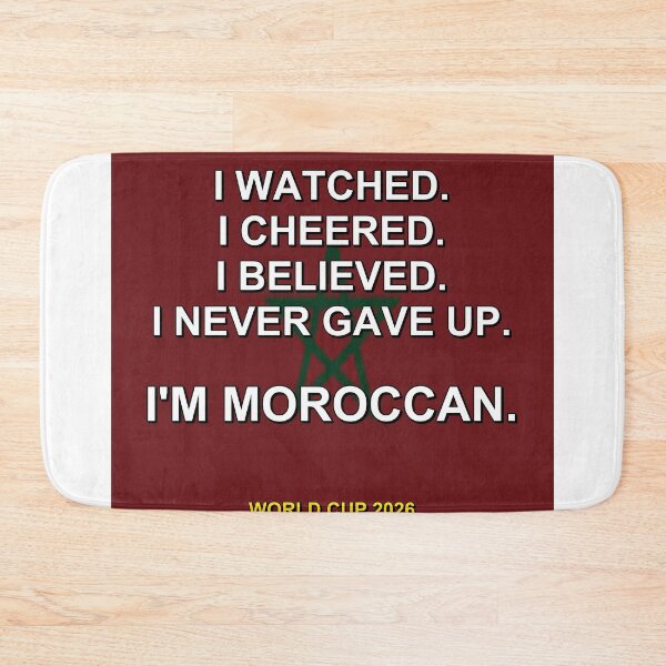 Item preview, I'm Moroccan. World Cup 2026 National Fan Design designed and sold by ariksworld.