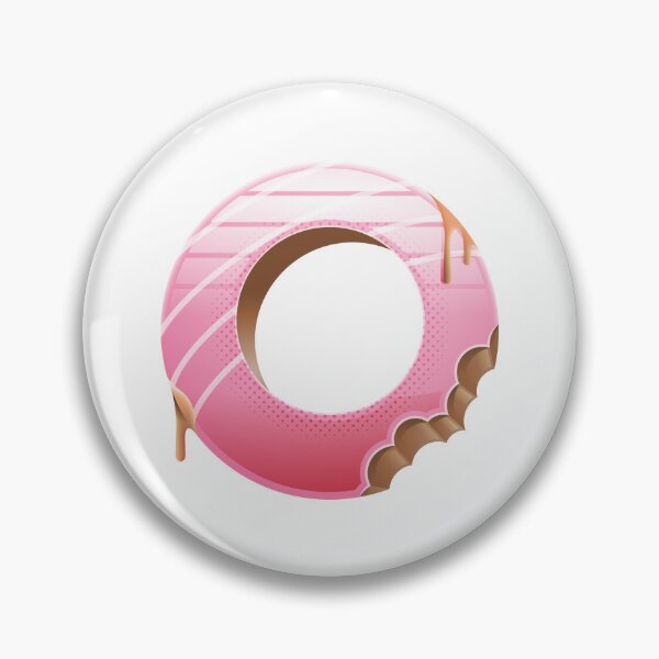 Item preview, 3D Pop Pink Glossy Glazed Donut designed and sold by Lexkon Liu's art.