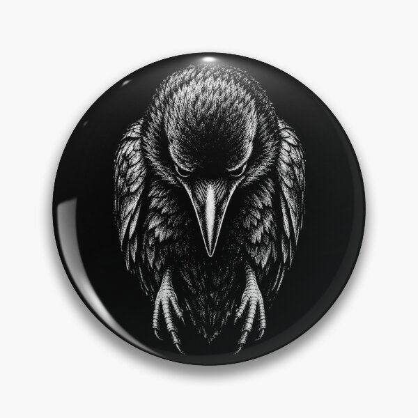 Item preview,  Sad raven Vintage Engraving Style Graphic T-Shirt designed and sold by Sivallus.