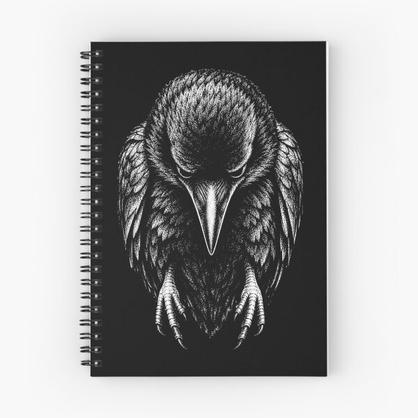 Item preview,  Sad raven Vintage Engraving Style Graphic T-Shirt designed and sold by Sivallus.