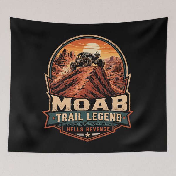 Item preview, Moab Trail Legend Hell's Revenge Rock Crawling 4x4 designed and sold by JasKei-Designs.
