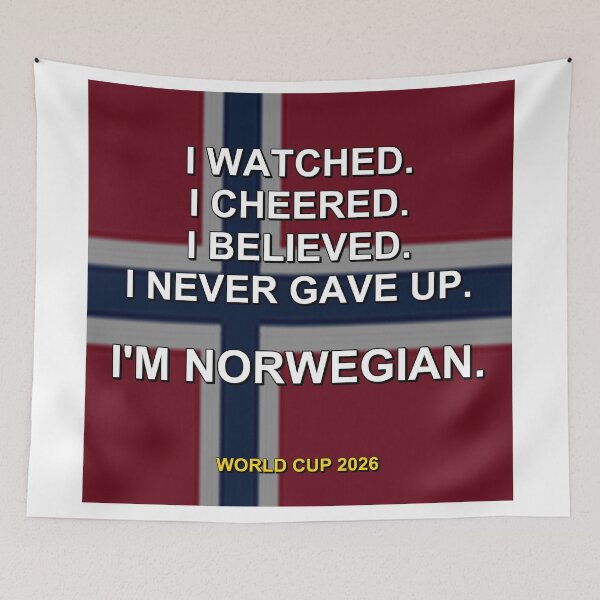 Item preview, I'm Norwegian. World Cup 2026 National Fan Design designed and sold by ariksworld.
